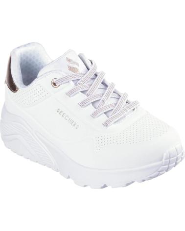 Woman Trainers SKECHERS 310384 UNO LITE BLANCO-ORO