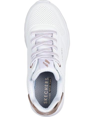 Woman Trainers SKECHERS 310384 UNO LITE BLANCO-ORO