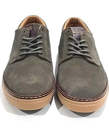 Scarpe per Uomo GANT ZAPATO CASUAL DE NOBUK CON SUELA DE GOMA OLIVA