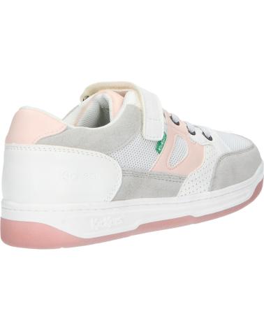 Esportes  de Menina KICKERS 928560-30 KIKOUAK 33 BLANC ROSE