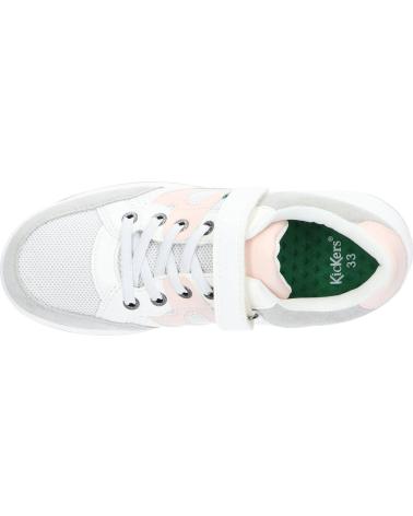 Esportes  de Menina KICKERS 928560-30 KIKOUAK 33 BLANC ROSE