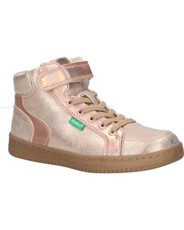 Botas de Niña KICKERS 972720-30 LOLASTIC KIA 113 BEIGE CHAMPAGNE