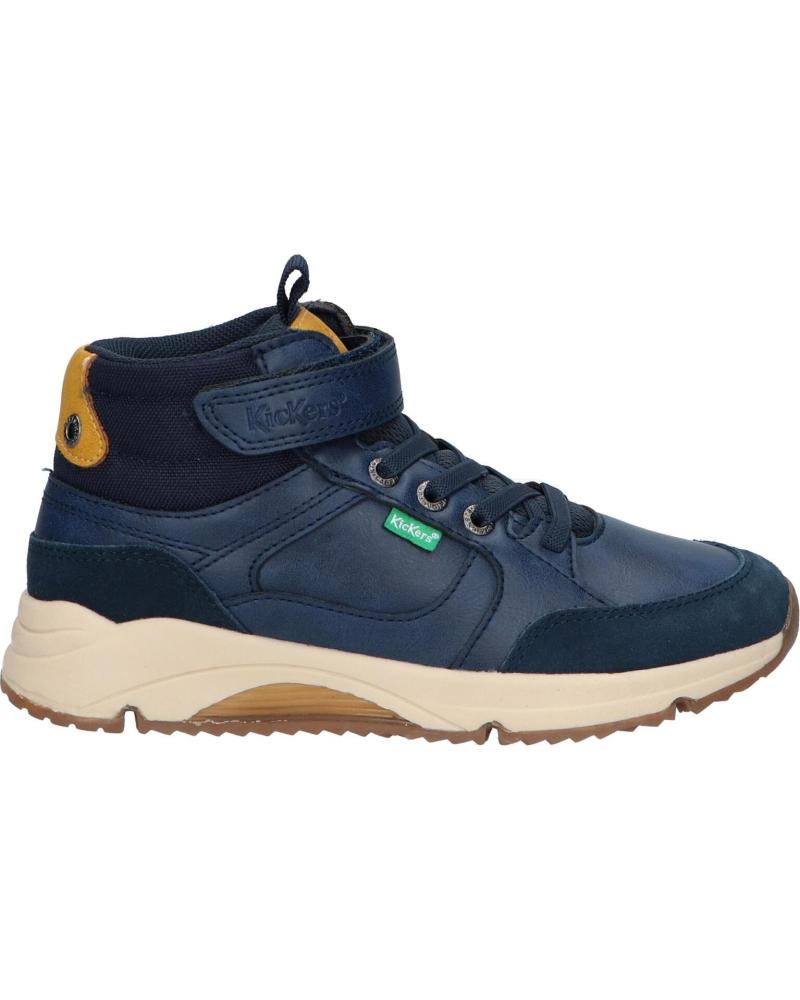 Bottines pour Garçon KICKERS 972810-30 RUNRUN 10 MARINE