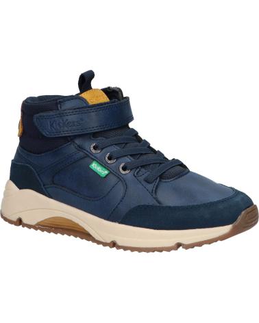 Bottines pour Garçon KICKERS 972810-30 RUNRUN 10 MARINE