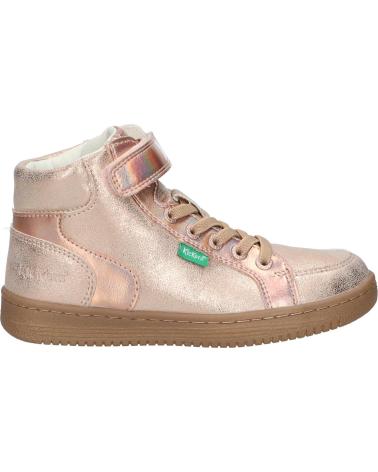 Botas de Niña KICKERS 972720-30 LOLASTIC KIA 113 BEIGE CHAMPAGNE