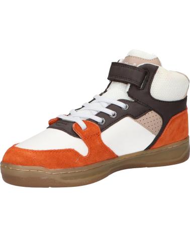 Bottines pour Garçon KICKERS 972790-30 KICKADO 93 MARRON BLANC