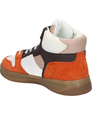 Bottines pour Garçon KICKERS 972790-30 KICKADO 93 MARRON BLANC