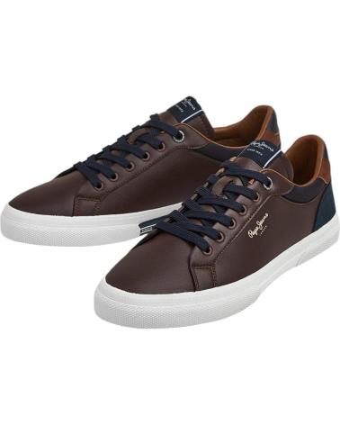 Deportivas de Hombre PEPE JEANS DEPORTIVOS DE HOMBRE KENTON EN MARRON MARRóN
