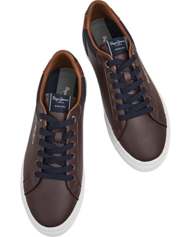 Deportivas de Hombre PEPE JEANS DEPORTIVOS DE HOMBRE KENTON EN MARRON MARRóN