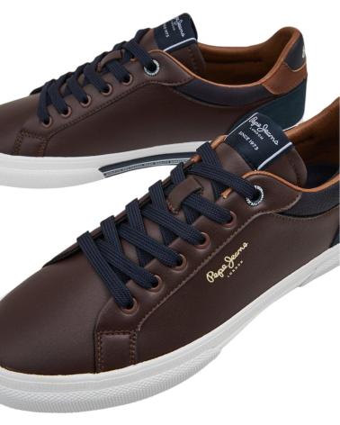Deportivas de Hombre PEPE JEANS DEPORTIVOS DE HOMBRE KENTON EN MARRON MARRóN