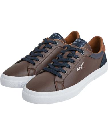 Deportivas de Hombre PEPE JEANS DEPORTIVOS DE HOMBRE KENTON EN MARRON MARRóN