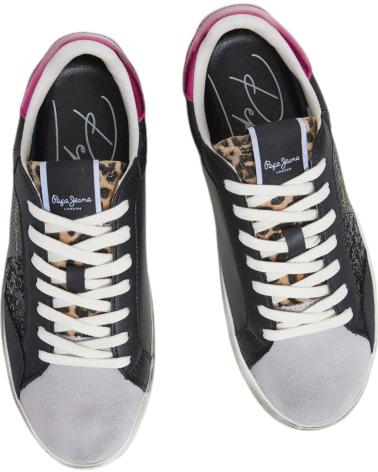 Deportivas de Mujer PEPE JEANS DEPORTIVOS DE MUJER LANE EN NEGRO