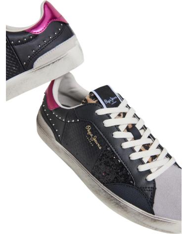 Deportivas de Mujer PEPE JEANS DEPORTIVOS DE MUJER LANE EN NEGRO