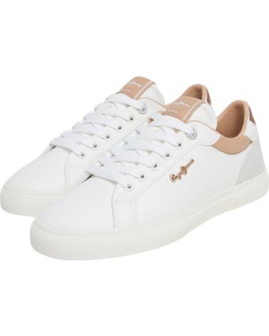 Deportivas de Mujer PEPE JEANS DEPORTIVOS DE MUJER KENTON EN BLANCO