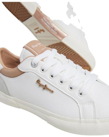Deportivas de Mujer PEPE JEANS DEPORTIVOS DE MUJER KENTON EN BLANCO