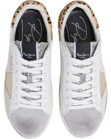 Deportivas de Mujer PEPE JEANS DEPORTIVOS DE MUJER LANE EN BLANCO