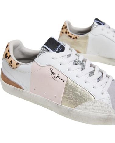 Deportivas de Mujer PEPE JEANS DEPORTIVOS DE MUJER LANE EN BLANCO
