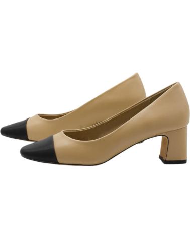 Woman shoes CORINA ZAPATOS DE MUJER PASTOR M4675 EN CAMEL