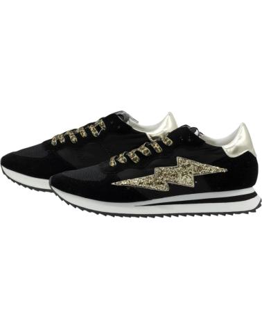 Deportivas de Mujer CORINA ZAPATILLAS DE MUJER PASTOR M4540 EN NEGRO