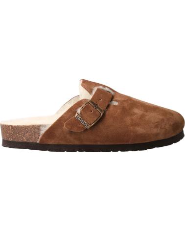 Clogs für Damen GENUINS RIVA VELOUR WOOL G105938 MARRóN
