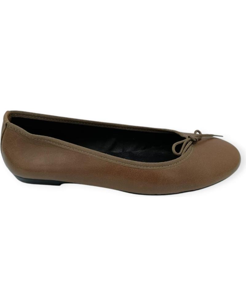 Scarpe per Donna ABRIL MANOLETINA PIEL EN MARINO O TAUPE 7000 MARRN