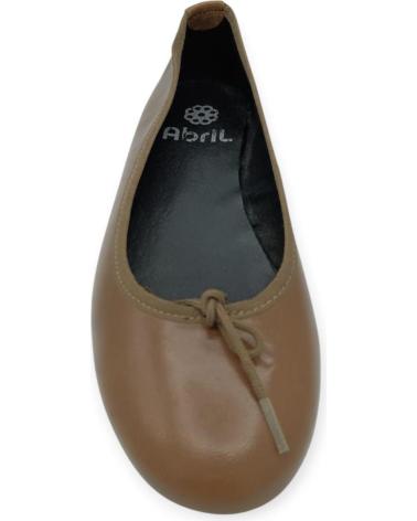 Scarpe per Donna ABRIL MANOLETINA PIEL EN MARINO O TAUPE 7000 MARRN
