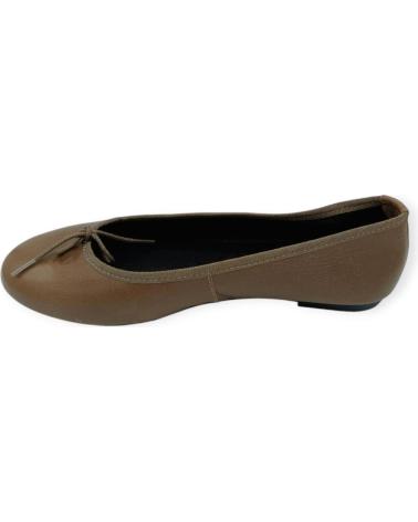 Scarpe per Donna ABRIL MANOLETINA PIEL EN MARINO O TAUPE 7000 MARRN