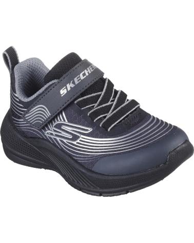 Sportif pour Fille et Garçon SKECHERS ZAPATILLAS DE BEBE BKSL