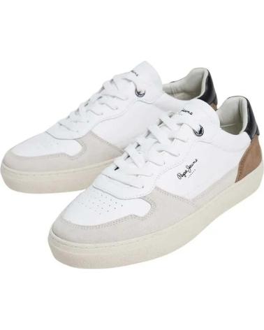 Sportivo per Uomo PEPE JEANS PMS00019-802 CAMDEN NATURE M OPTIC WHITE