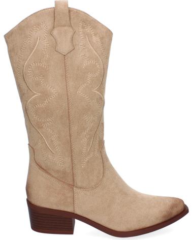 Botas de Mulher PUNTOSALAO BOTAS ESTILO CAMPERO COMODO PARA MUJER COLOR BEIGE VRA-1161 VARIOS COLORES
