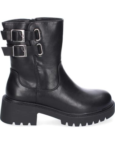 Botins de Mulher PUNTOSALAO BOTINES MOTEROS TACON BAJO PARA MUJER COLOR NEGRO 5822 VARIOS COLORES