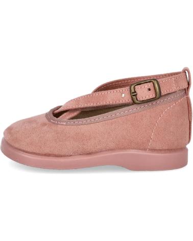 Scarpe per Bambina L&R SHOES LR SHOES 111 MERCEDITAS DE NINA CON TIRAS CRUZADAS ROSA