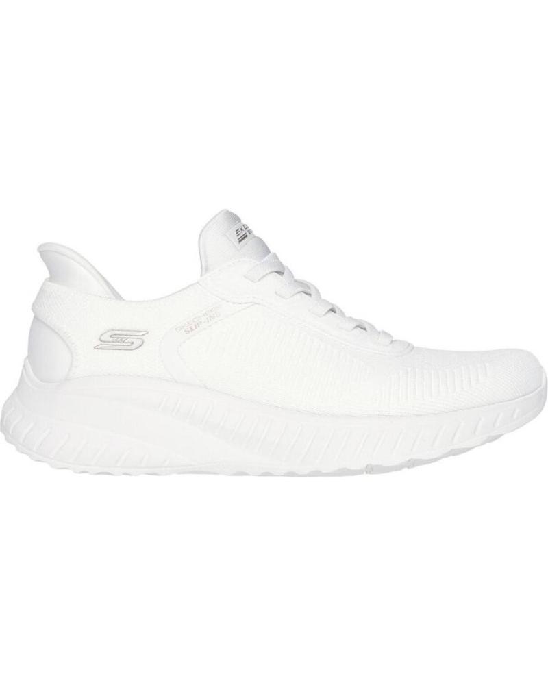 SKECHERS SLIP-INS BOBS SQUAD SNEAKER WEISS - MODELL 117497-OFWT BLANCO