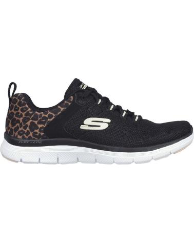 Sportivo per Donna SKECHERS FLEX APPEAL 4 0-WILD BALLAD 149582 NEGRO