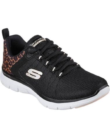 Woman Trainers SKECHERS FLEX APPEAL 4 0-WILD BALLAD 149582 NEGRO