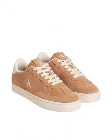 Sportivo per Donna CALVIN KLEIN ZAPATILLAS CLASSIC CUPSOLE LACEUP WT WM CAMEL