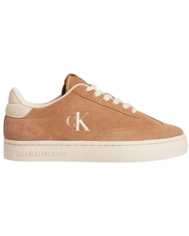 Sportivo per Donna CALVIN KLEIN ZAPATILLAS CLASSIC CUPSOLE LACEUP WT WM CAMEL