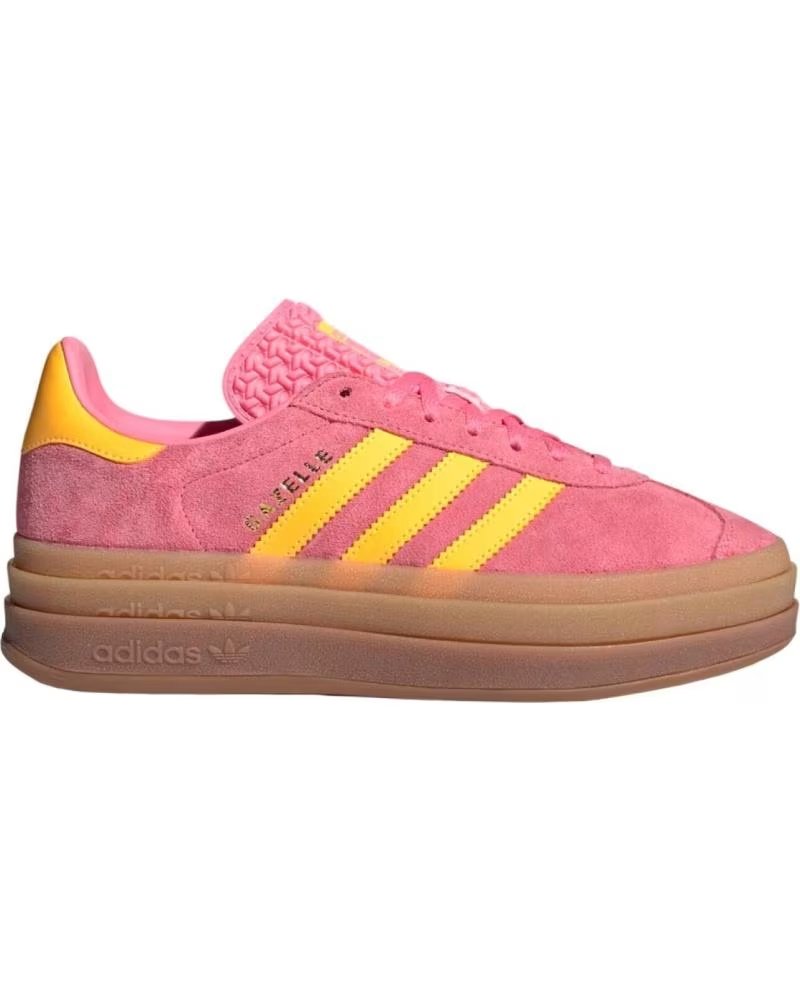 DAMEN SNEAKER ADIDAS GAZELLE BOLD BLISS PINK SPARK MEHRFARBIG ROSA