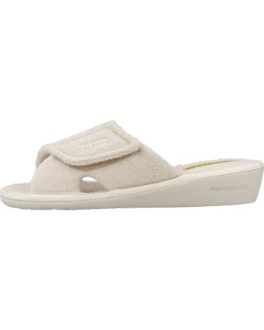 Pantofole per Donna NORDIKAS ZAPATILLAS HOGAR MUJER MODELO TOP LINE SRA COLOR BEIS HIELO
