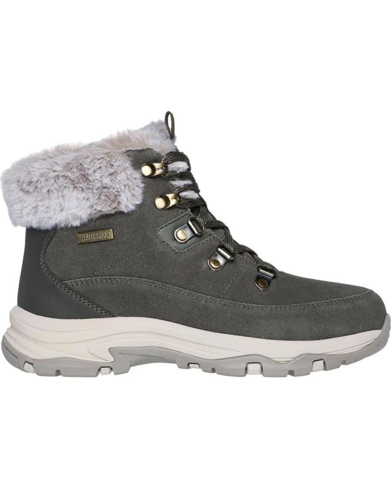 Botines de Mujer SKECHERS TREGO SNOW WORRIES KAKI