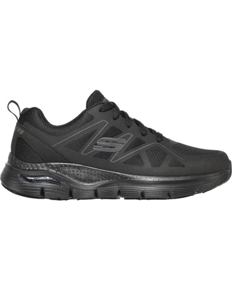 SKECHERS ARCH FIT 200025EC-BLK SCHWARZE SPORTSCHUHE AZUL MARINO