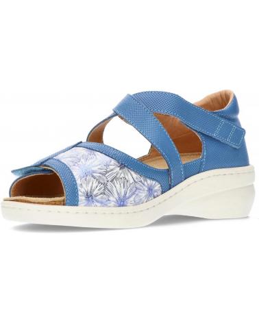 Sandali per Donna calzamedi SANDALIAS ANCHO ESPECIAL 0759-A AZUL