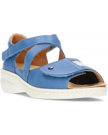 Sandali per Donna calzamedi SANDALIAS ANCHO ESPECIAL 0759-A AZUL
