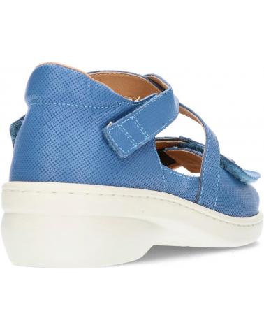 Sandali per Donna calzamedi SANDALIAS ANCHO ESPECIAL 0759-A AZUL