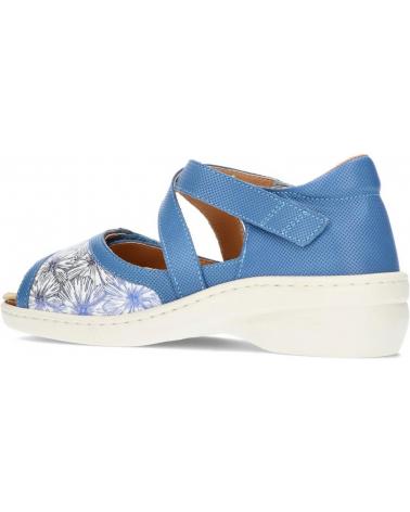 Sandali per Donna calzamedi SANDALIAS ANCHO ESPECIAL 0759-A AZUL