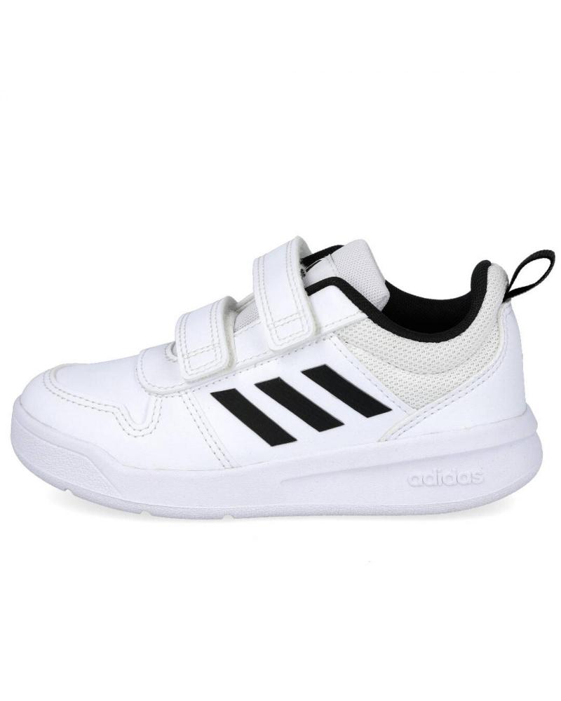 SCARPE SPORTIVE ADIDAS TENSAUR S24051 CON DOPPIO STRAPPO BIANCO-NERO PER BAMBINI BLANCO-NEGRO