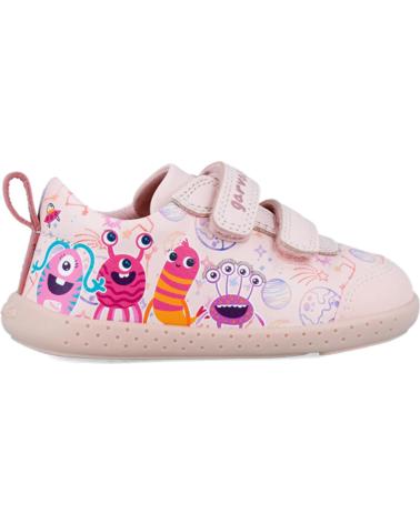 Esportes  de Menina GARVALIN ZAPATILLA COTTON RESPETUOSA 241307 ROSA EMPOLVADO