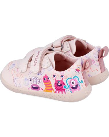 Sportif pour Fille GARVALIN ZAPATILLA COTTON RESPETUOSA 241307 ROSA EMPOLVADO