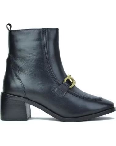 CARAMELO BOTINES DE MUJER CAR2411-11 PIEL NEGRO NEGROPIEL