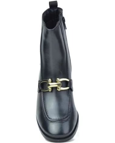 CARAMELO BOTINES DE MUJER CAR2411-11 PIEL NEGRO NEGROPIEL